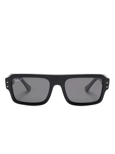 Ray-Ban Flacko rectangle-frame sunglasses Black RB4454