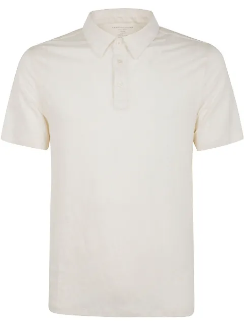 Majestic Filatures linen-blend polo shirt Neutrals S24M011HPO089