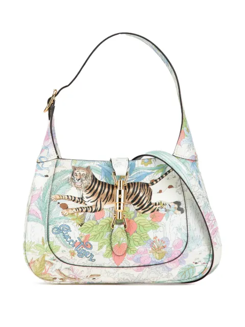 Gucci Pre-Owned 2016-2025 Small Leather Tiger Jackie 1961 crossbody bag White ADJS545H3N42PE93