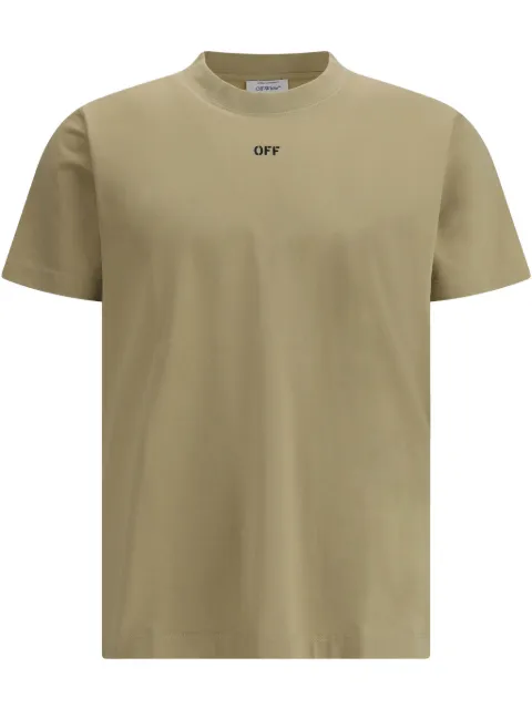 Off-White Croco Arrow T-shirt Neutrals OMAA027S25JER00C6110