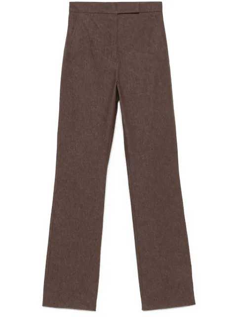 Max Mara button-fastening trousers Brown 2511131013600