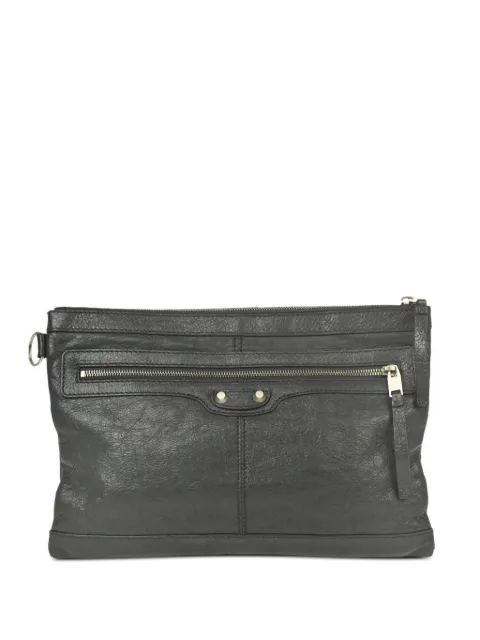 Balenciaga Pre-Owned 2010s Clip M clutch bag Grey 2730221110B538735