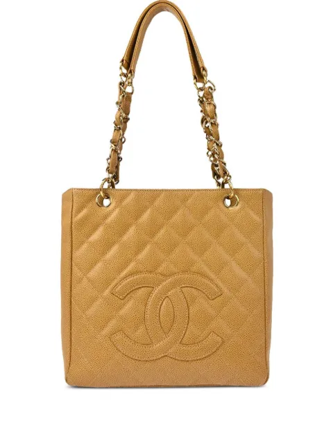 CHANEL Pre-Owned 2003 Petite Shopping Tote bag Neutrals 8113872