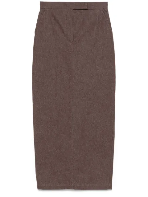 Max Mara Pianosa midi skirt Brown 2511101013600