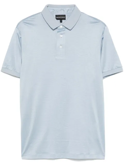 Emporio Armani logo-print polo shirt Blue 8N1F961JUVZ1
