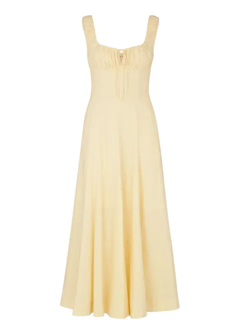 Nicholas Dina midi dress Yellow S25D2733L