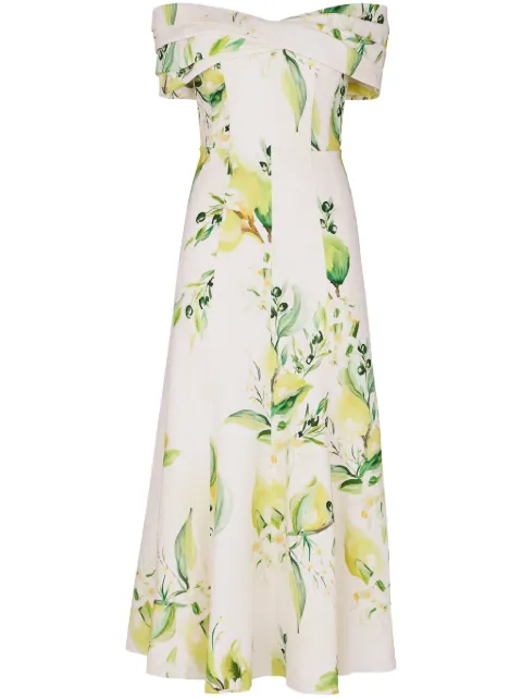 Nicholas Ariana midi dress White S25D2685PL