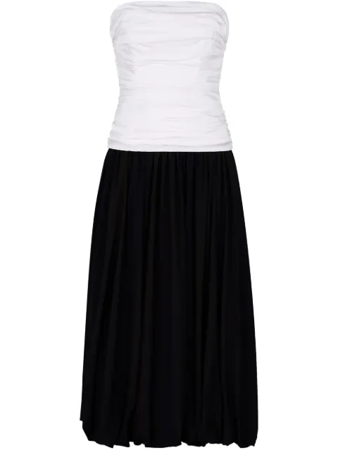 Nicholas Despina strapless midi dress White S25D2727RB