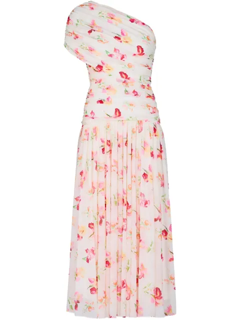 Nicholas Gaia one-shoulder midi dress White S25D2735PM