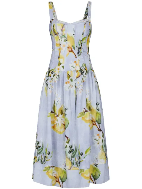 Nicholas Makenna midi dress Blue S25D2310PL