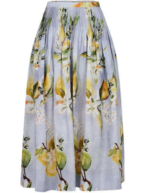 Nicholas Amabelle midi skirt Blue S25S0882PL