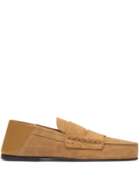 Jacquemus The Carré loafers Brown 246FO1474355