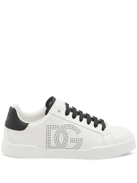 Dolce & Gabbana Portofino leather sneakers White CS2324AV066
