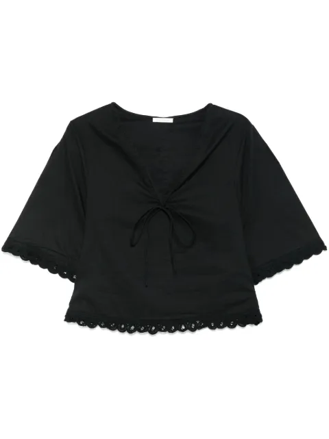 By Malene Birger Ulrikke top Black 103050