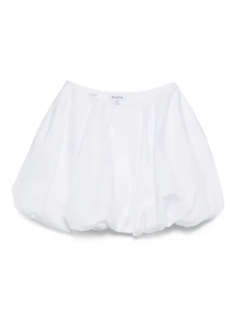 Alaïa balloon mini skirt White AA9J2346T611B