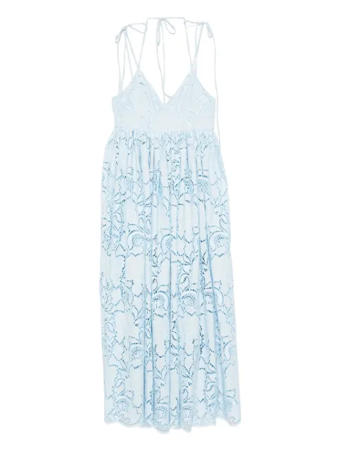 ERDEM sleeveless midi dress Blue PF25D8050154006