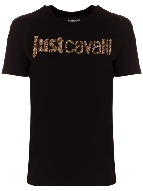 Just Cavalli logo-print T-shirt Black 78PAHE15CJ110