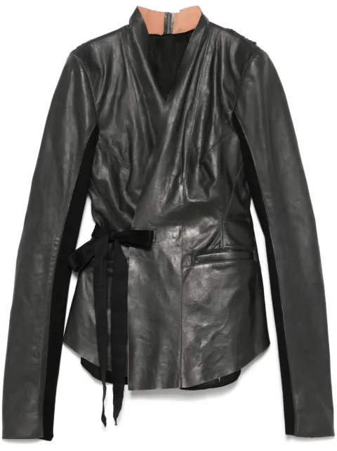 Rick Owens leather jacket Black RP01E7749LTP
