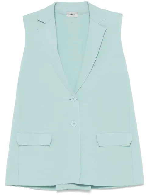 MRZ knife-pleat waistcoat Green S250074