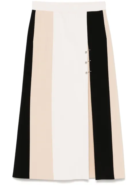 MRZ panelled midi skirt Neutrals S250037