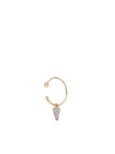 Rainbow K 14K yellow gold Peak diamond earring Gold E079