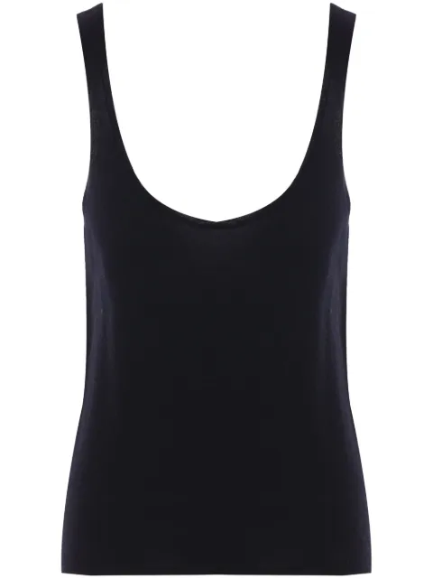 Saint Laurent scoop-neck tank top Black 821966YAPK2