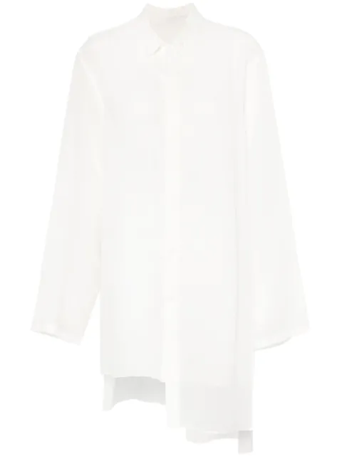 Yohji Yamamoto long shirt White HPB28234