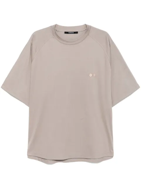 SONGZIO embroidered T-shirt Grey SSH3TS702AG