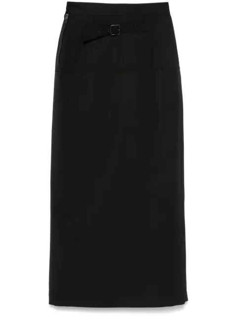 LEMAIRE slited midi skirt Black SK1049LF1362