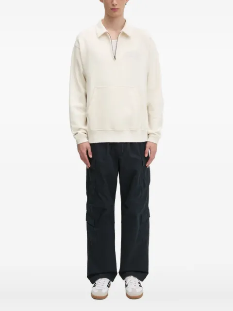 This Is Never That half-zip kangaroo pocket sweatshirt White TN243TSWOW02