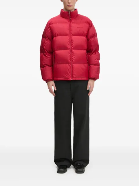 This Is Never That logo-print padded jacket Red TN243OOWHS03