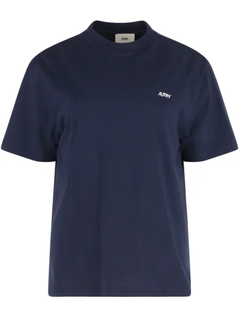 Autry logo-embroidered T-shirt Blue TSPWA7CB