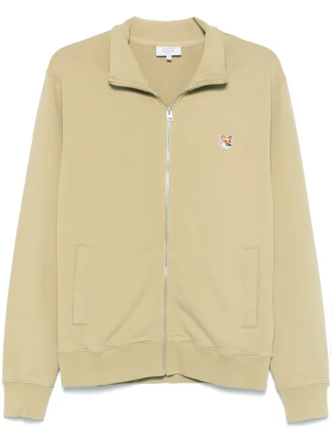 Maison Kitsuné Fox Head-patch sweatshirt Green OM02134KM0001