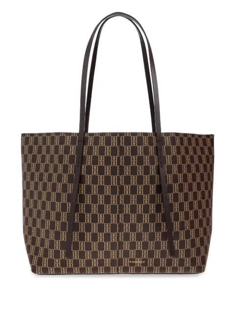 By Malene Birger Abigail monogram tote bag Brown 102521