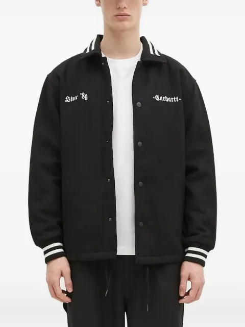 Carhartt WIP embroidered coach jacket Black I034386