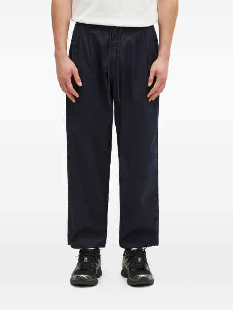 Neighborhood pleated drawstring trousers Blue 242AQNHPTM01
