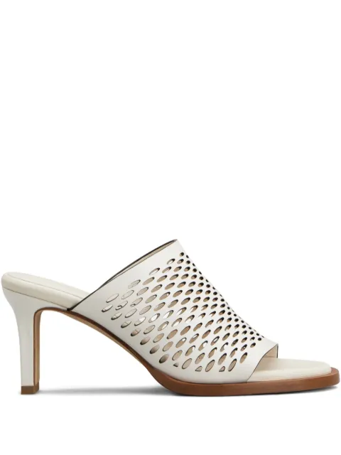 Tod's 75mm cut-out heeled sandals White XXW52L0JD10U18