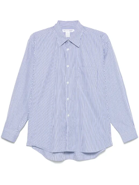 Comme Des Garçons Shirt striped shirt Blue FZB218