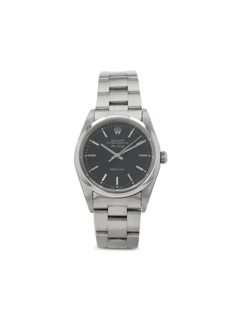 Rolex 1998 pre-owned Air King 34mm Black 417737