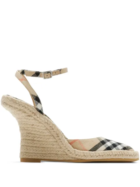 Burberry Mews Check espadrilles Neutrals 8109345