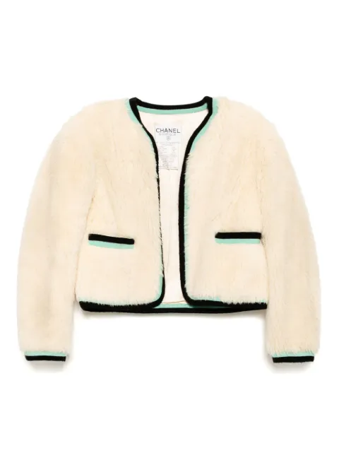 CHANEL Pre-Owned 1994 fur jacket White 94APO3714B0419WO2167