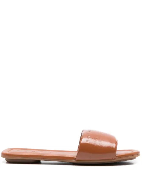 Hogan leather slides Brown HXW6850FO00QUM