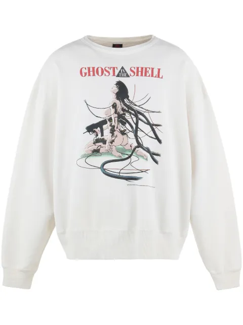 SAINT MXXXXXX graphic-print sweatshirt White SMHR80000C10WHT