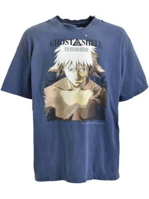 SAINT MXXXXXX cotton t-shirt Blue SMHR80000C07NVY