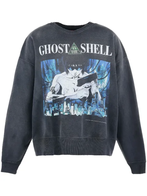 SAINT MXXXXXX graphic-print sweatshirt Black SMHR80000C09BLK