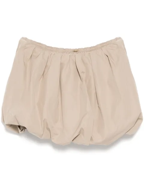 JNBY Pleated cropped waist skirt Neutrals 5P4D11120
