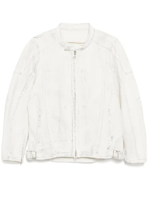 CROQUIS panelled denim jacket White 9P2611120