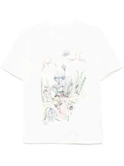 JNBY embroidered T-shirt White 5P3112200