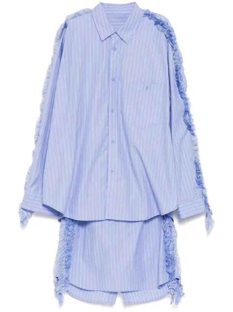 JNBY Side-detailed loose dress Blue 5P3G14650
