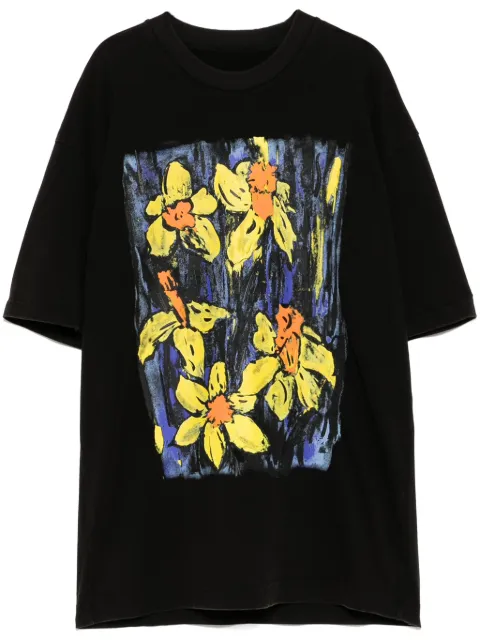 JNBY graphic-print T-shirt Black 5P1112400